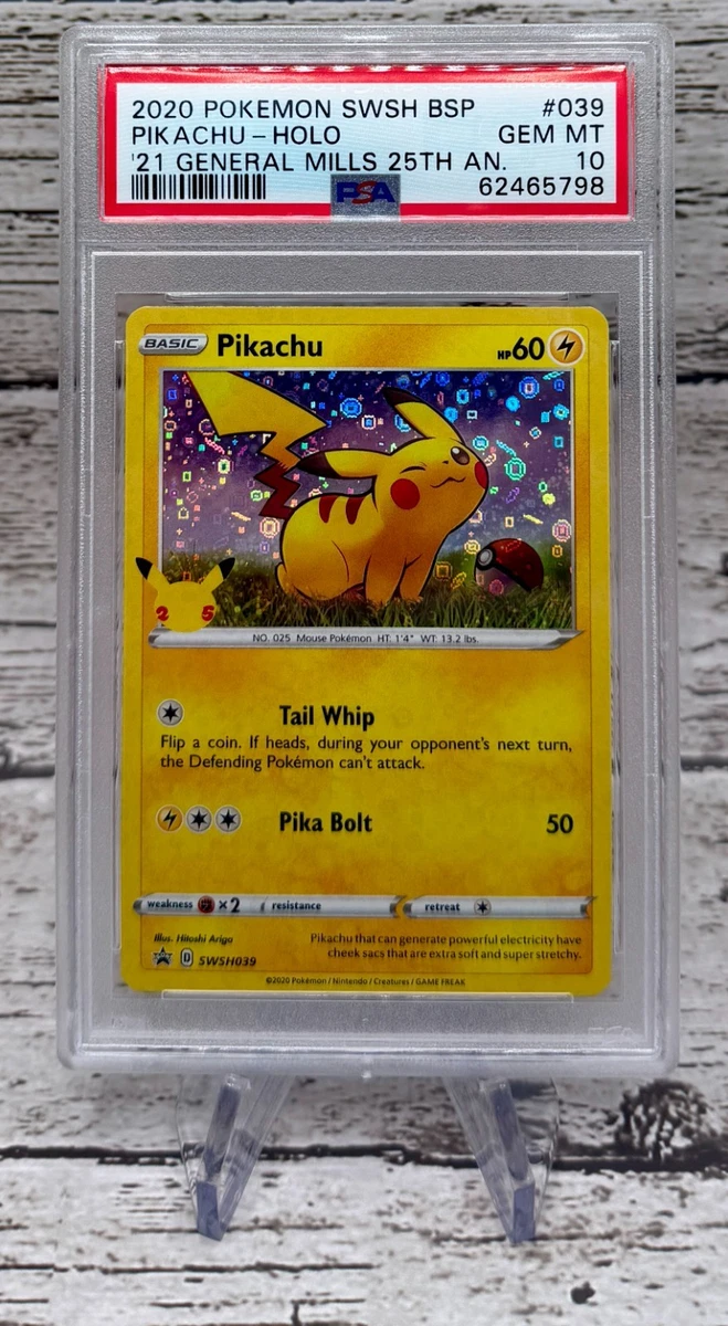 Pikachu Pokémon TCG Individual Trading Card Games General Mills