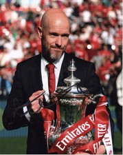 Manchester United Erik Ten Hag  Autographed Signed 8x10 Photo COA #1