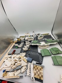 LEGO 21030 U.S. Capitol Architecture Partial Set w/ Name Tile Dome Columns Base