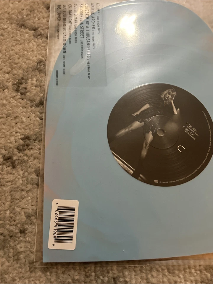 Taylor Swift Lover Live From Paris Heart Shaped Vinyl 2025 Edition NEW Sealed - Image 3 of 3