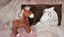 ❤️ Nici ❤️ Pferd stehend & Kissen ❤️ Soulmates Velvet ❤️ 24cm hoch