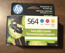 Original HP 564 N9H57FN Ink Cartridge - 3 Pack Exp 2024