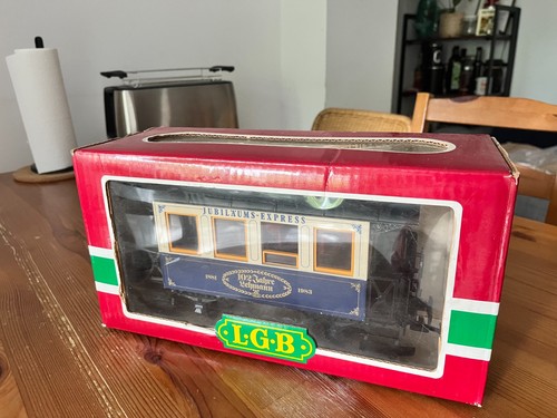 LGB Personenwagen „102 Jahre Lehmann" Jubiläums-Express 1883–1983 – Spur G – OVP | Zustand: Gebraucht