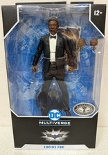 McFarlane DC Multiverse Batman Begins Lucius Fox Platinum Action Figure NEW