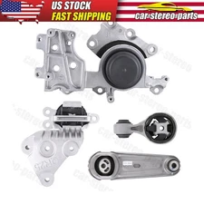 4PCS For 2014–2017 Nissan Rogue 2.5L Auto Engine & Transmission Motor Mount Kit