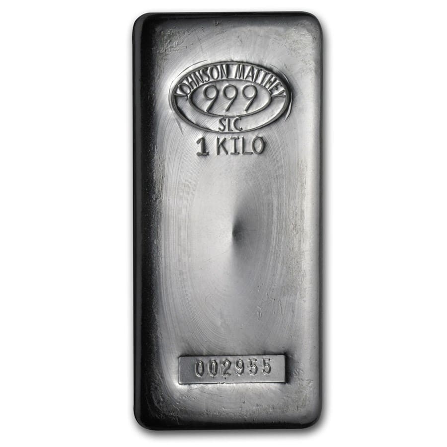 1 kilo Silver Bar - Johnson Matthey (SLC) | eBay