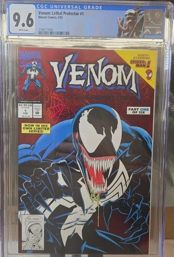 Marvel Venom Lethal Protector #1 Red Foil (1992) Comic Book Graded CGC 9.6