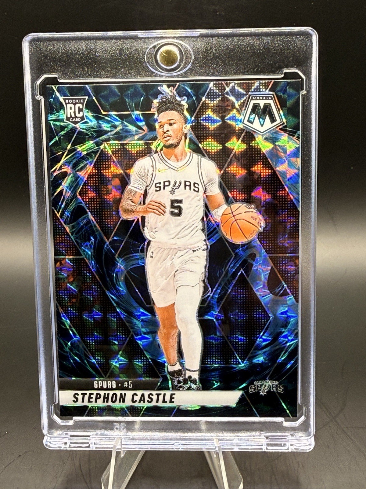 2024-25 Panini Mosaic - Rookies Stephon Castle #236 Genesis Mosaic Prizm (RC)