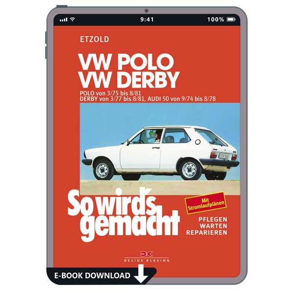 VW Polo 1 Typ 86 1975-1981 So Wird's Gemacht Reparaturanleitung E-Book PDF-image