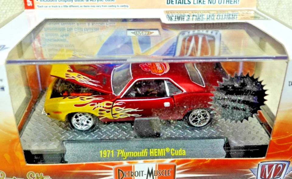 M2 Machines 1971 Plymouth Hemi Cuda 2015 Super Toy Con 1/64 - Image 2 of 2