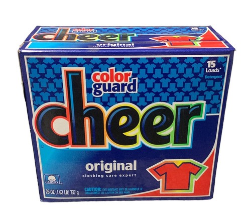 Cheer Color Guard Original Powder Laundry Detergent 26oz 15 Loads | eBay