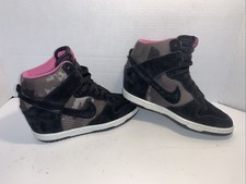 nike dunk sky hi black black sail