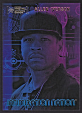 2022 Skybox Metal Universe Champions Intimidation Nation #IN-5 Allen Iverson