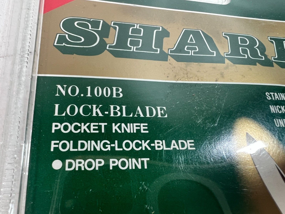 VINTAGE SHARP 100 B JAPAN POCKET KNIFE Kmart STAINLESS STEEL NEW eBay