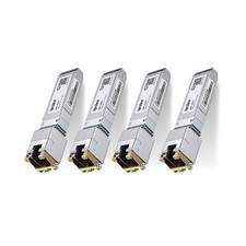 1.25/2.5/5/10G SFP to RJ45 Transceiver, 10GBase-T Copper SFP Module, 10Gb E...
