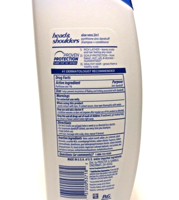1) Head & Shoulders - ALOE VERA - 2 in 1 Shampoo and Conditioner - 13.5 oz  | eBay