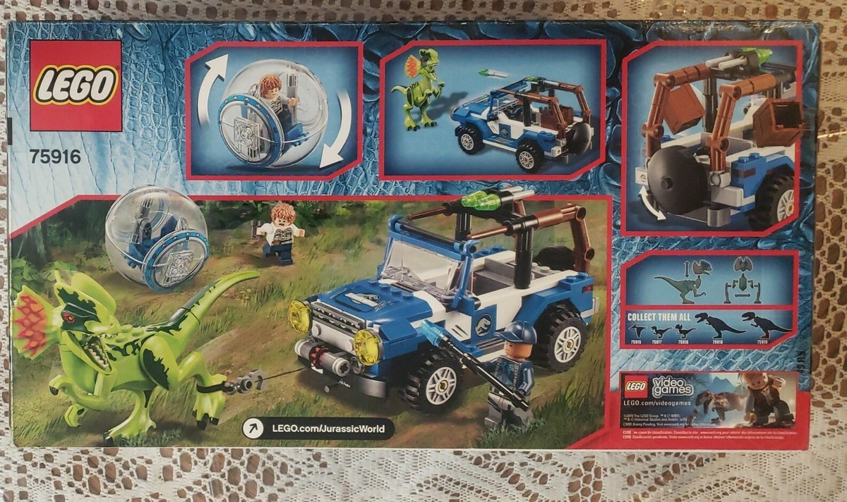 New & Sealed LEGO Jurassic World Dilophosaurus Ambush 75916 | eBay