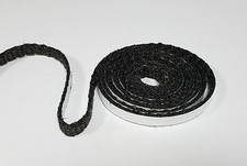 Cuerda de sellado cinta de sellado 13 x 3 mm autoadhesiva junta de horno 0,25 m negro 1a qual.