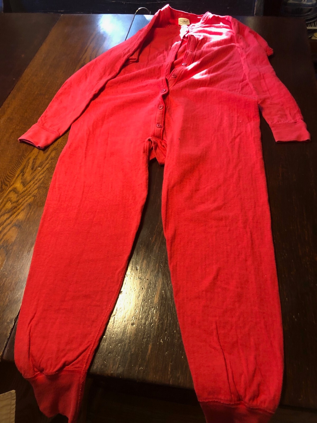 LL Bean Union Suit, Women's, 2 Layer, Worn only once in Christmas show