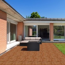 Interlocking Deck Tiles 27PCS Waterproof Flooring Tiles for Indoor and Outdoor