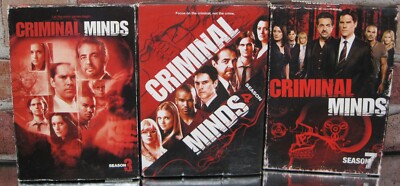 Criminal Minds Complete DVD 3 Seasons 3, 4 & 7 | eBay