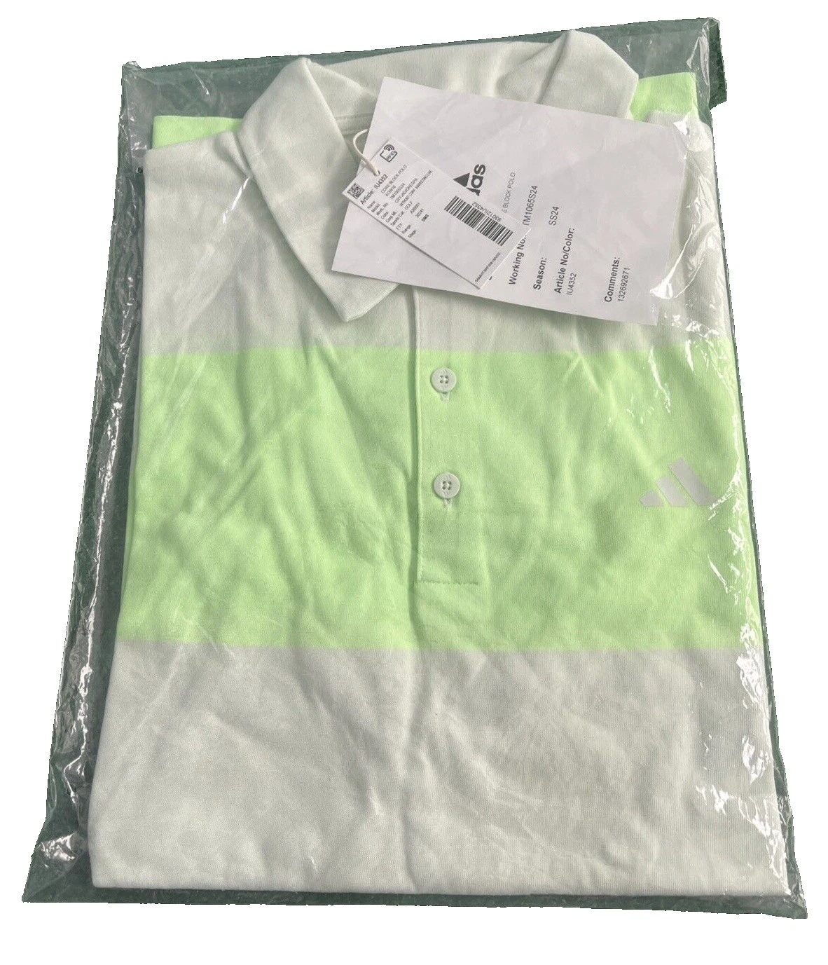 adidas Cotton Blend Short Sleeve Golf Shirts & Tops for Men