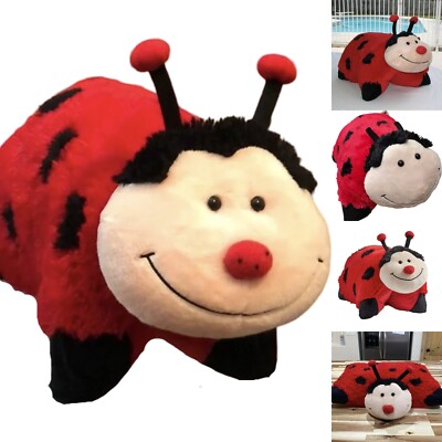 Red Ladybug Pillow Pets Stuffed Animal Plush 13 x 17  - NEW