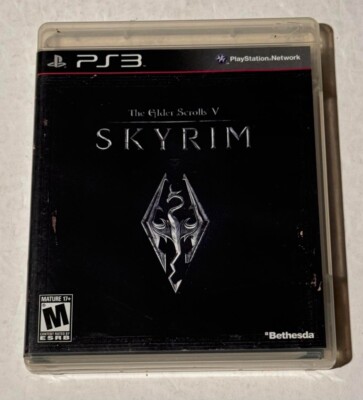 Elder Scrolls V - Skyrim PS3 PlayStation 3 Game With Manual-fr shipping ...