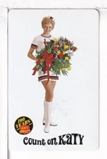 Single Railroad Playing Card "Missouri/Kansas/Texas RR" Bollhagen, MKT 9, Stand