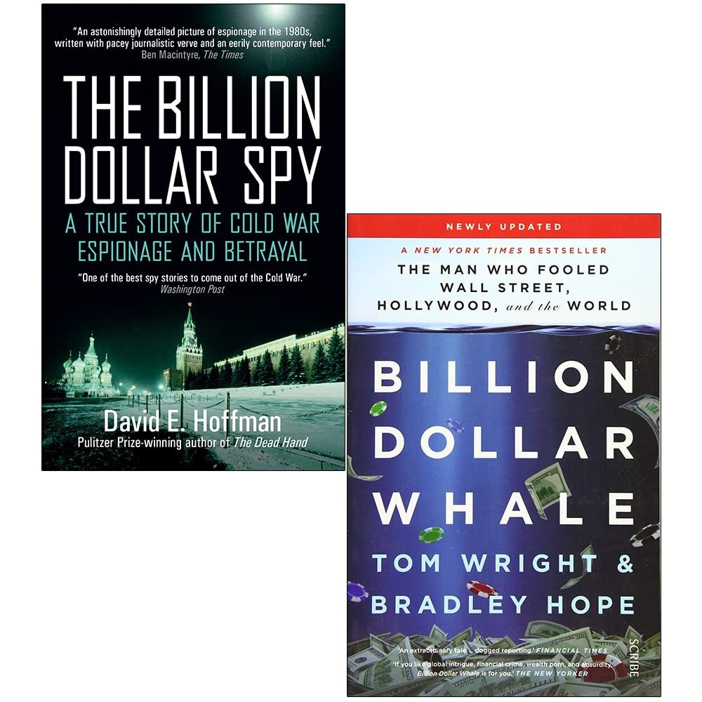 The Billion Dollar Spy & Billion Dollar Whale 2 Books Collection Set Paperback