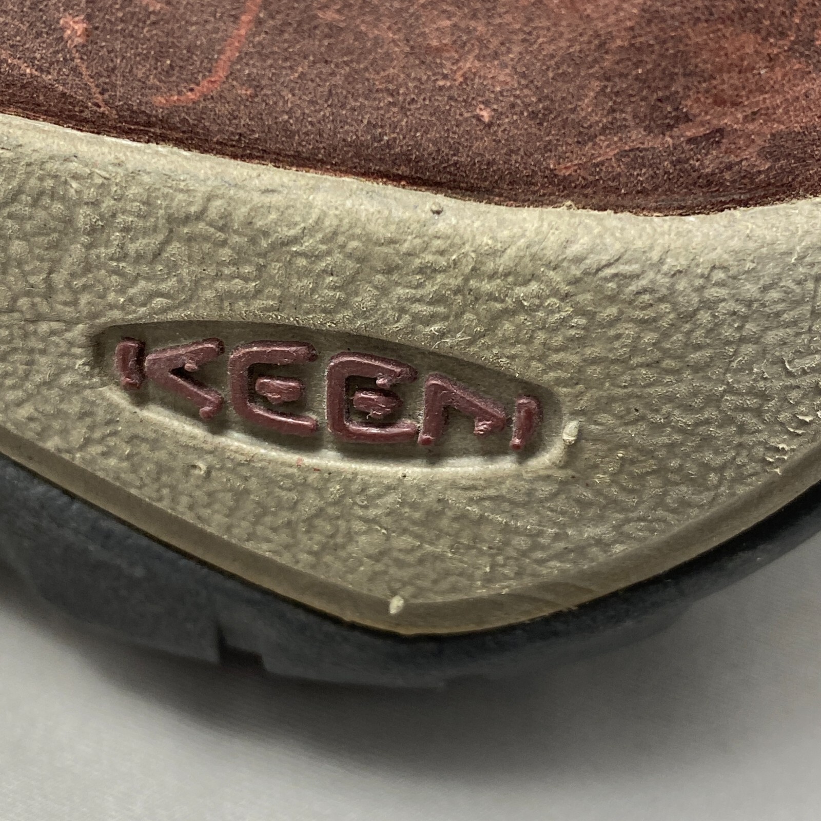 Sneakers Keen Hiking Donna 10 Presidio Rosso Marrone Pelle Punta Tonda Oxford