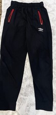 Umbro boys Track pants grey with pockets Spring Comfy Size M 8-10