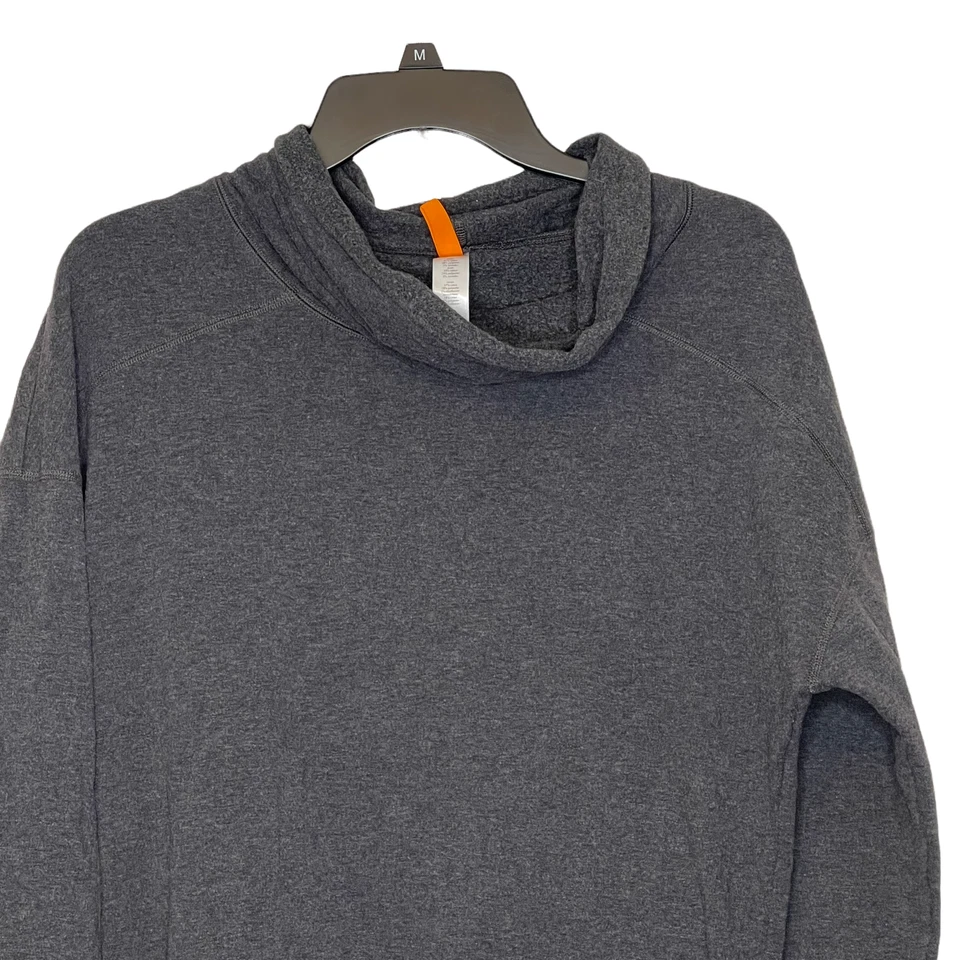 Sudadera Lucy Activewear para mujer con capucha y cuello talla pequeña gris pequeño atletismo Foto 2 de 4