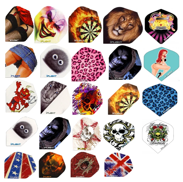 1 Satz, 3st,. I Flights Standard,Slim ,100 Mikron verschiedene Motive,iFlight