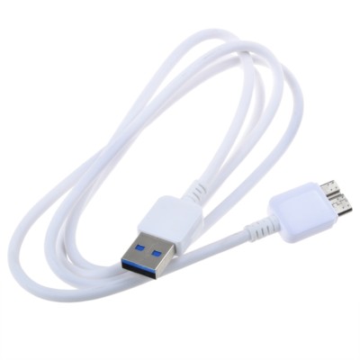 White USB 3.0 Data Cable Cord Lead for Seagate Backup Plus Desk 2TB STCA2000600