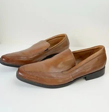 Clarks Collection Shoes Mens 14 Camel Tilden Free Loafer Slip On Comfort Casual