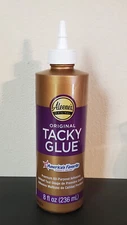Aleene's Original Tacky Glue 8 oz Bottle--new