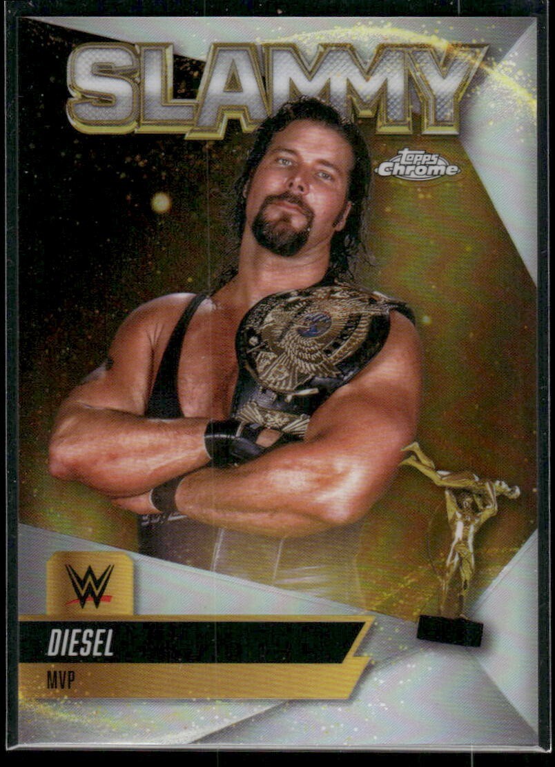 2025 Topps Chrome WWE Diesel #SMY-DSL Slammy Refractor