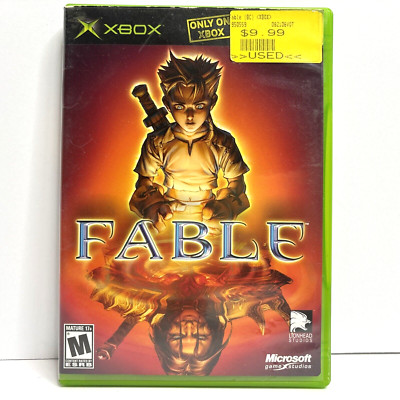 Fable (Microsoft Xbox, OG) Complete CIB Case, Manual & Game Tested & Working
