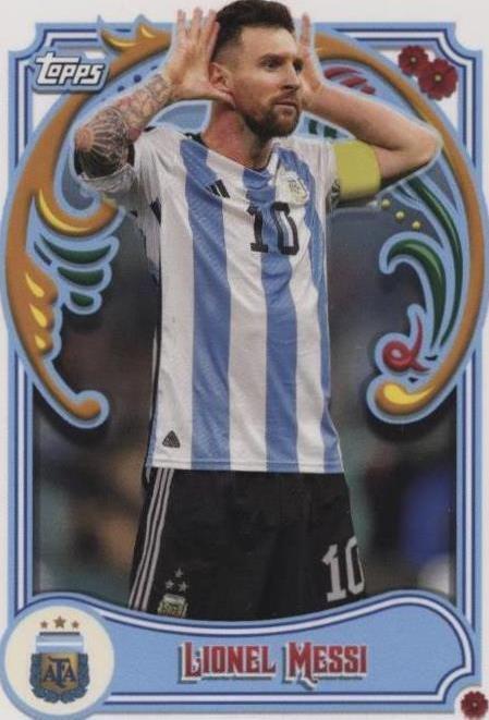 2023 Topps Argentina Fileteado - Lionel Messi #20 for sale | eBay
