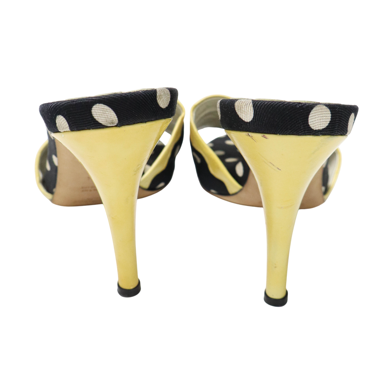 Scarpe Yves Saint Laurent Donna (EU) 38 5 Tacchi Alti Slip On Pantofole In Pelle