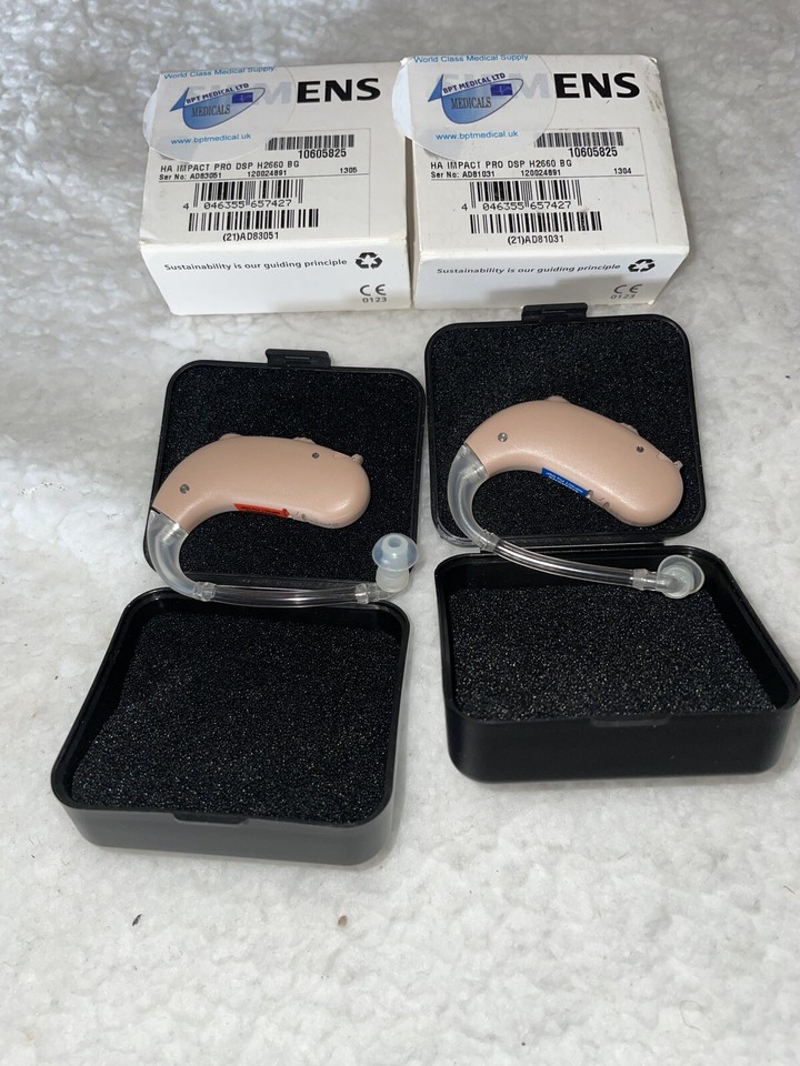 siemens ha impact pro dsp h2660 hearing aids eBay