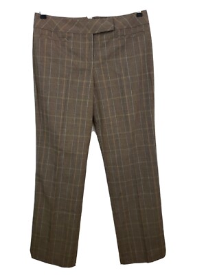 camel plaid pants