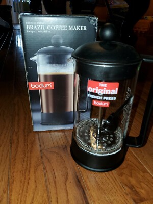 BODUM Brazil 8-Cup French Press Coffee Maker 34-oz Black