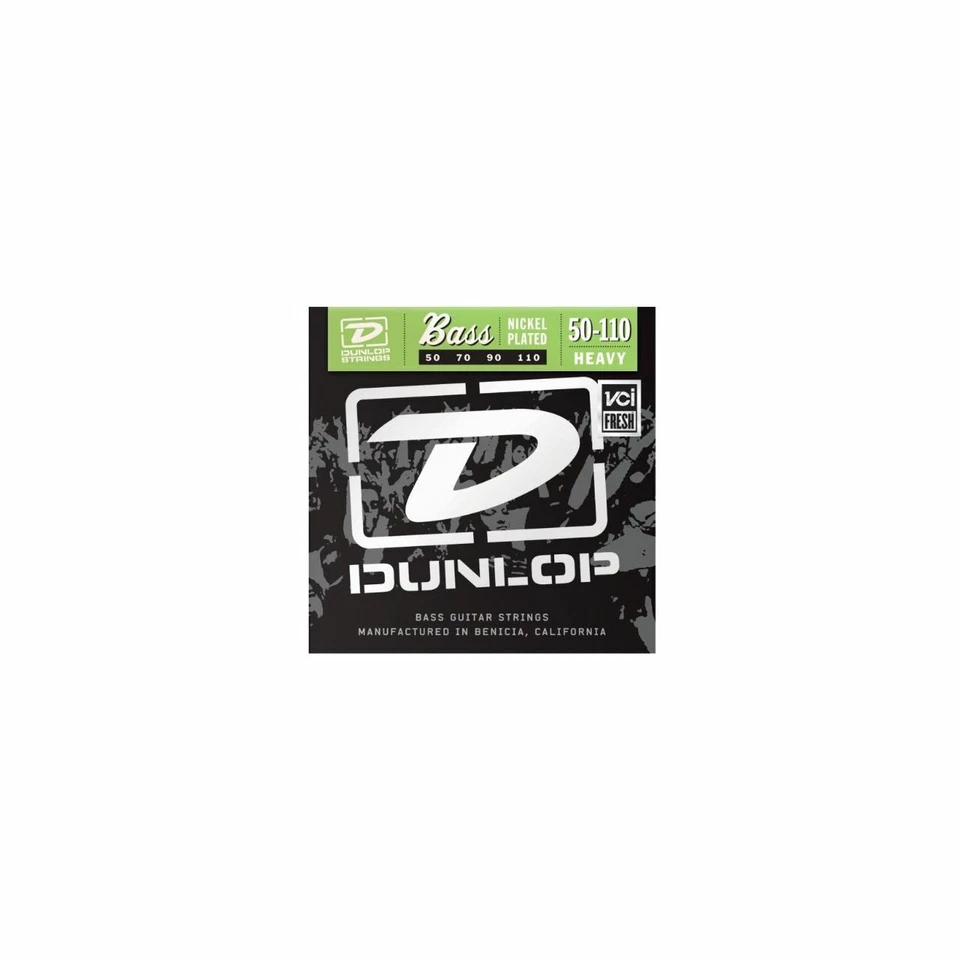 DUNLOP Cordes De Basse Nickel Enroulées Lourd 50-110 - Photo 1/1