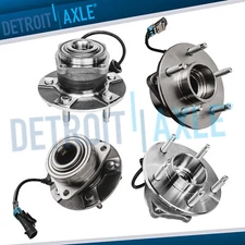 4pc Front Wheel Bearing Rear Hub for Equinox Pontiac Torrent Saturn Vue -w ABS