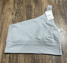 Lululemon Align Asymmetrical Bra Light Support A/B Cup Gray RHIG Size 4