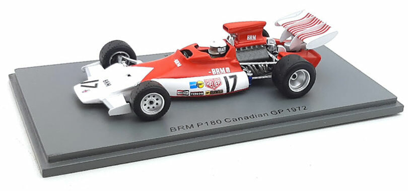 Miniature Spark BRM P180 N°17 – GP Canada 1972, Bill Brack, 1/43, Prévente