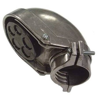 Raco 2403 Emt/Imc Cap, 3/4 In, Snap-On, Aluminum, Plain, Natural