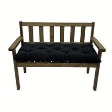 Srutirbo Indoor Outdoor Bench Cushion, Waterproof Swing Cushion 39*20inch Black
